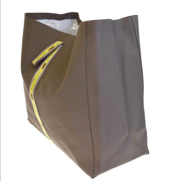 Louis Vuitton 2003 Gray LV Cup Limited Edition Vinyl Shopper Purse - Picture 2 of 8